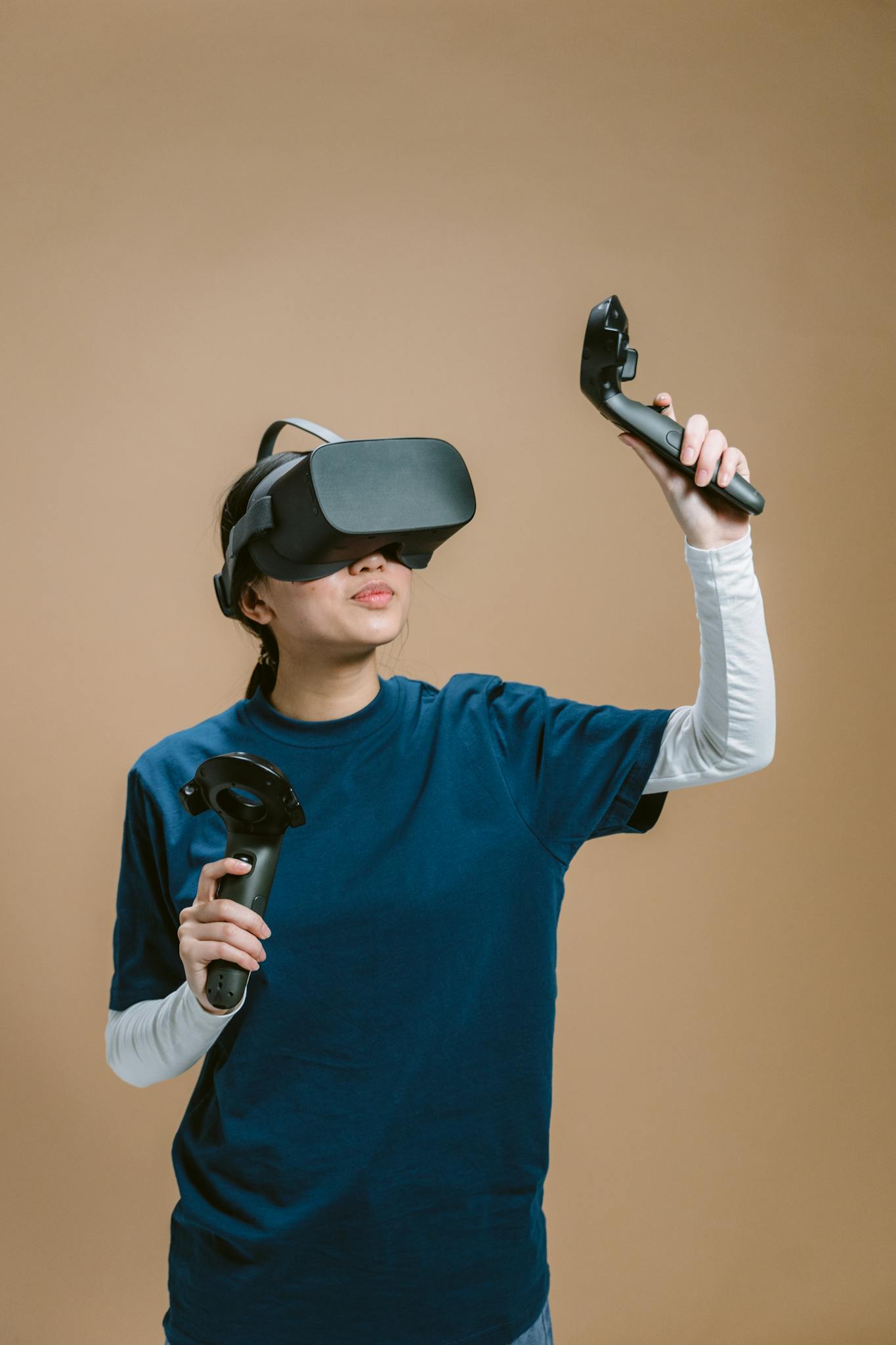 Player enjoying interactive online entertainment on AD-BI Katarzyna Szymaniak